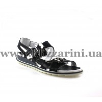 Босоніжки 313006 кож-зам vlnx sih черная кожа л