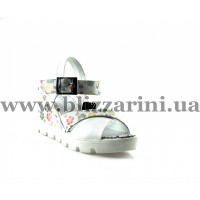 Босоніжки 322-049 16Y byn R19 byz cicek белая цветная кожа л