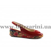 Босоніжки 030 6376 kirmizi rugan красный лак л