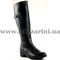 Сапоги T1722-W1386-M14 (полн мех) black кожа з
