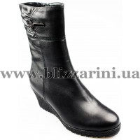 Сапоги T1831-A1856-M8 (полн мех) black кожа з