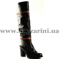 Сапоги Y1363-16BM-15 (MEX 4) black кожа з