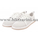 Кросiвки 50219ZT-1 белая кожа туф