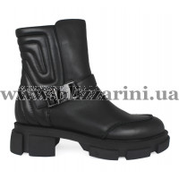 Ботинки BZ206-4R-A черная кожа бот