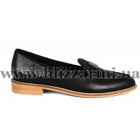 Туфлі BZ258-3-A черная кожа туф