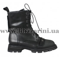 Ботинки H6119-918-227 черная кожа бот