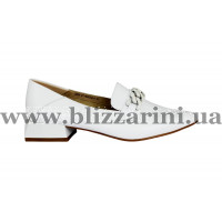 Туфлі S824-21-N2005A-9 (мал разм) белая кожа туф
