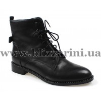Ботинки KR379-02-146-R black кожа бот